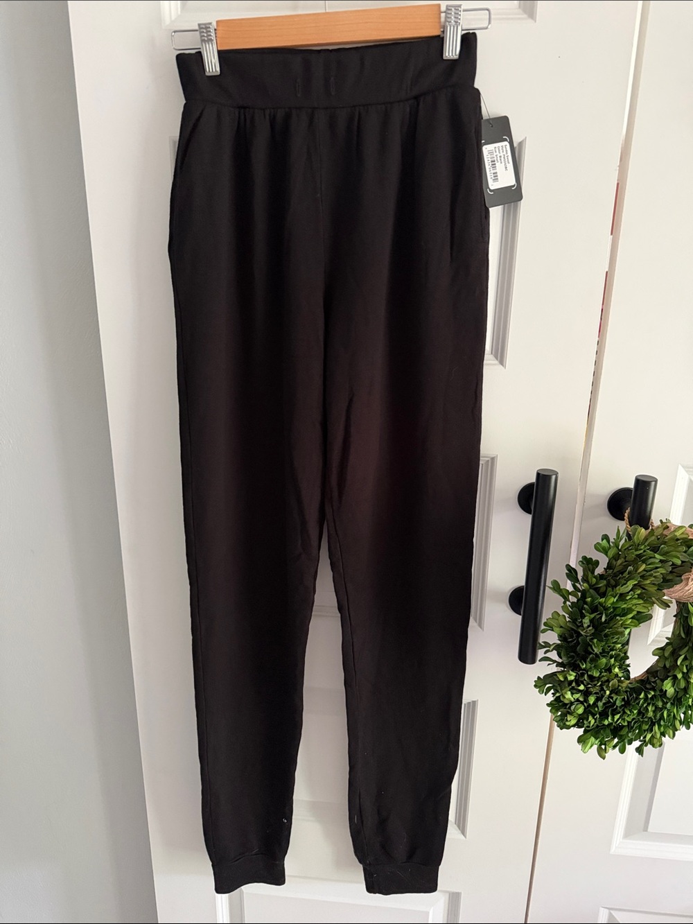 NUX Black Sunday sweat cotton Jogger Pants small
